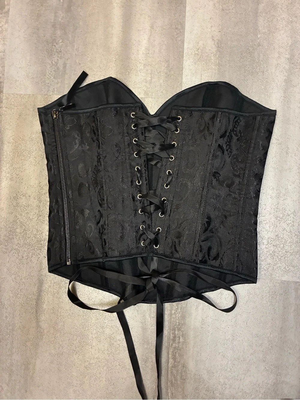 Strapless Black Corset size M